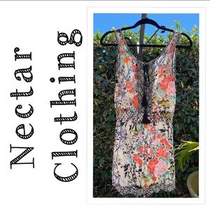 Nectar Clothing Floral Romper - S
